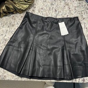 Abercrombie leather skirt NWT